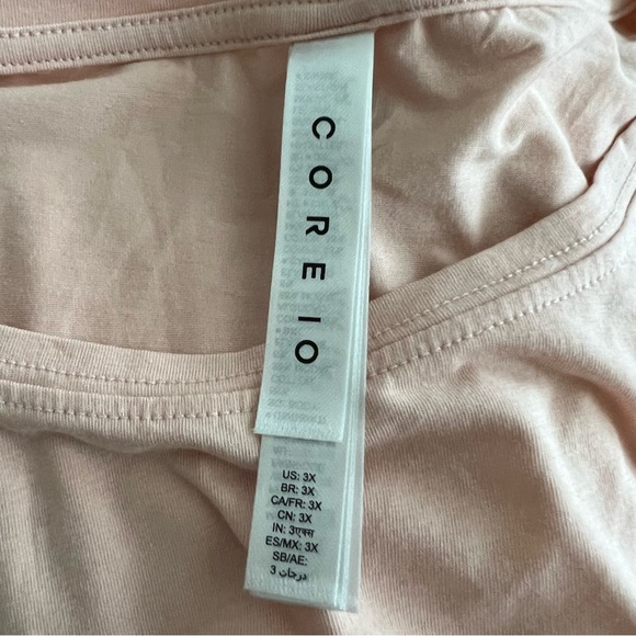 Core IO Women's Soft Pink Tank Top 3XL Round Neck Sleeveless Top Blouse - Picture 7 of 9